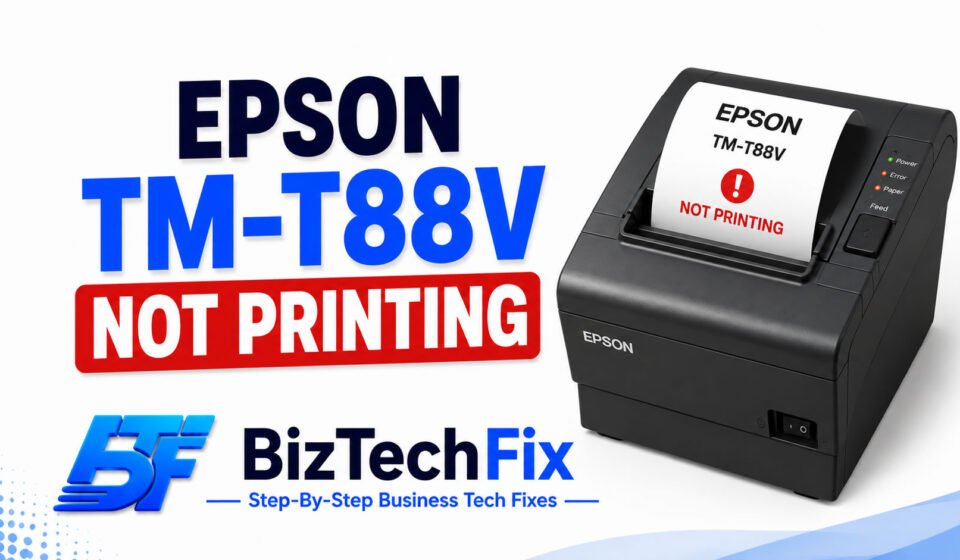 5 Reasons Your Epson TM-T88V Not Printing and How to Fix