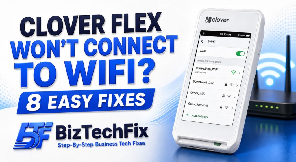 Clover Flex Won't Connect to Wifi? 8 Easy Fixes