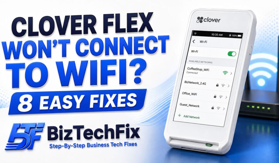 Clover Flex Won't Connect to Wifi? 8 Easy Fixes