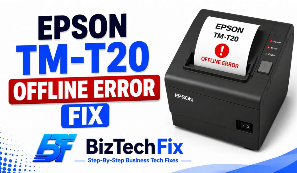 Epson TM-T20 Offline Error Fix That Actually Works