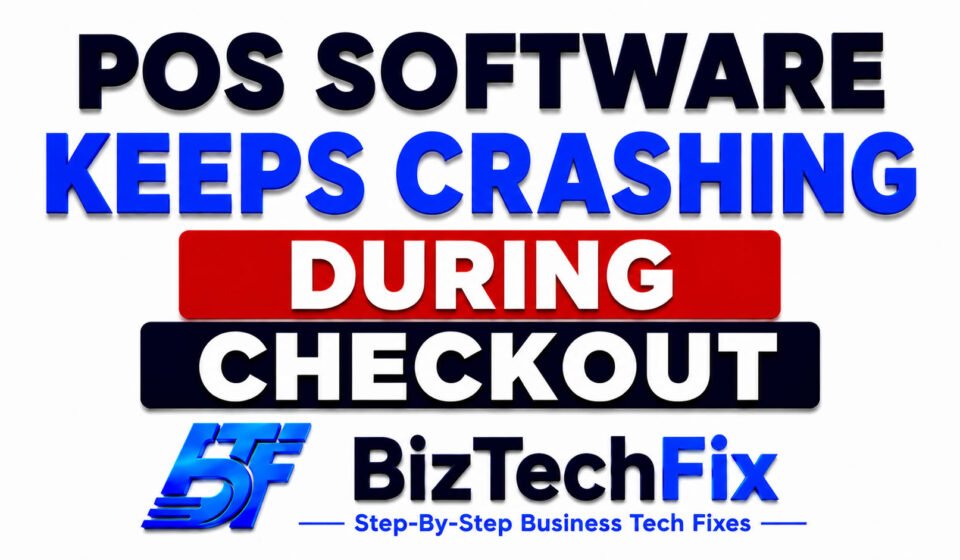 POS Software Keeps Crashing During Checkout Solved Fast