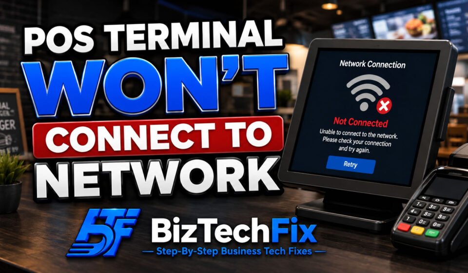 POS Terminal Won't Connect to Network
