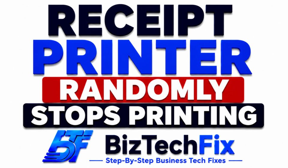 Receipt Printer Randomly Stops Printing Solved Fast