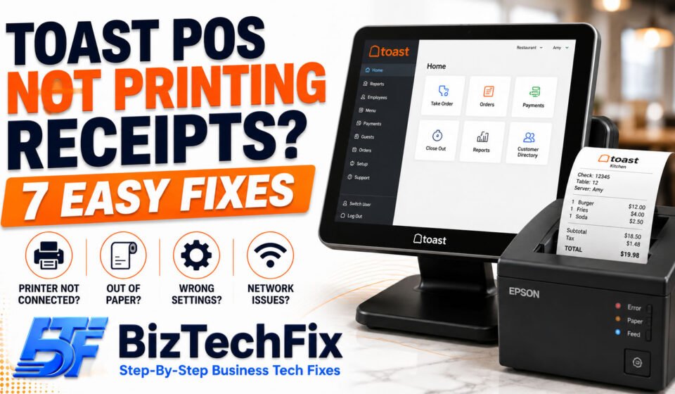Toast POS Not Printing Receipts? 7 Easy Fixes
