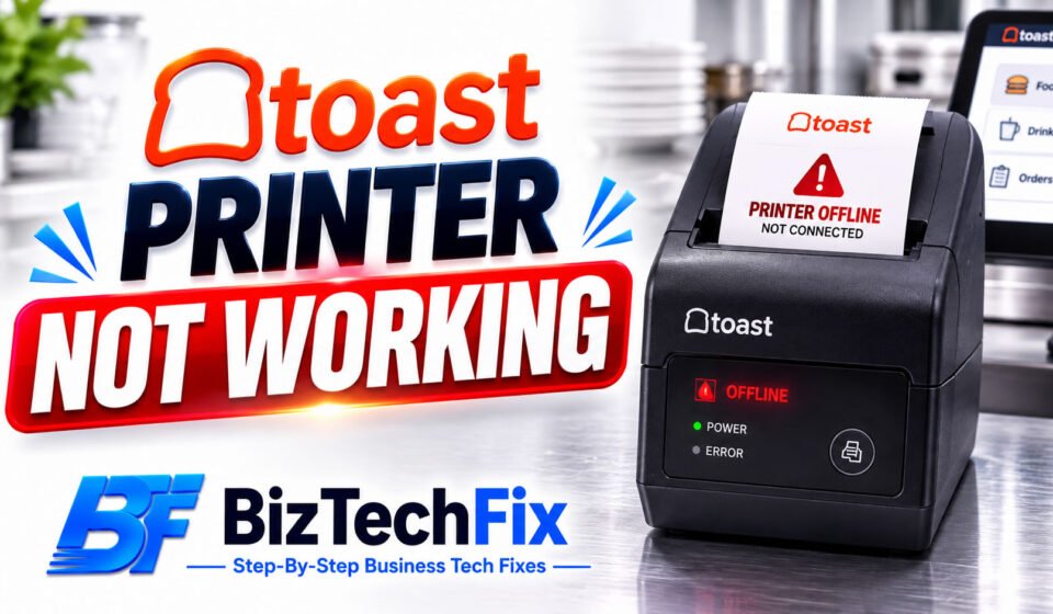 Toast Printer Not Working and 5 Quick Fixes